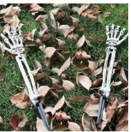 Creepy zombie hand stakes